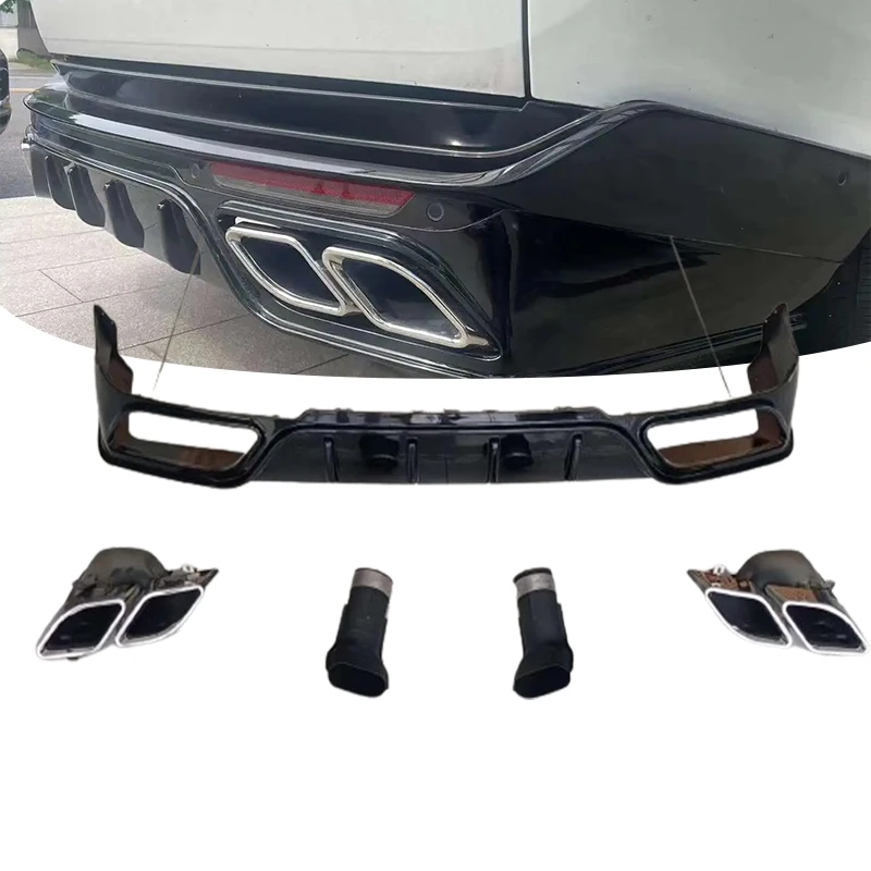 

Car Rear Bumper Lip Diffuser Spoiler Rear Side Splitter Deflector For Range Rover Vogue 2023
