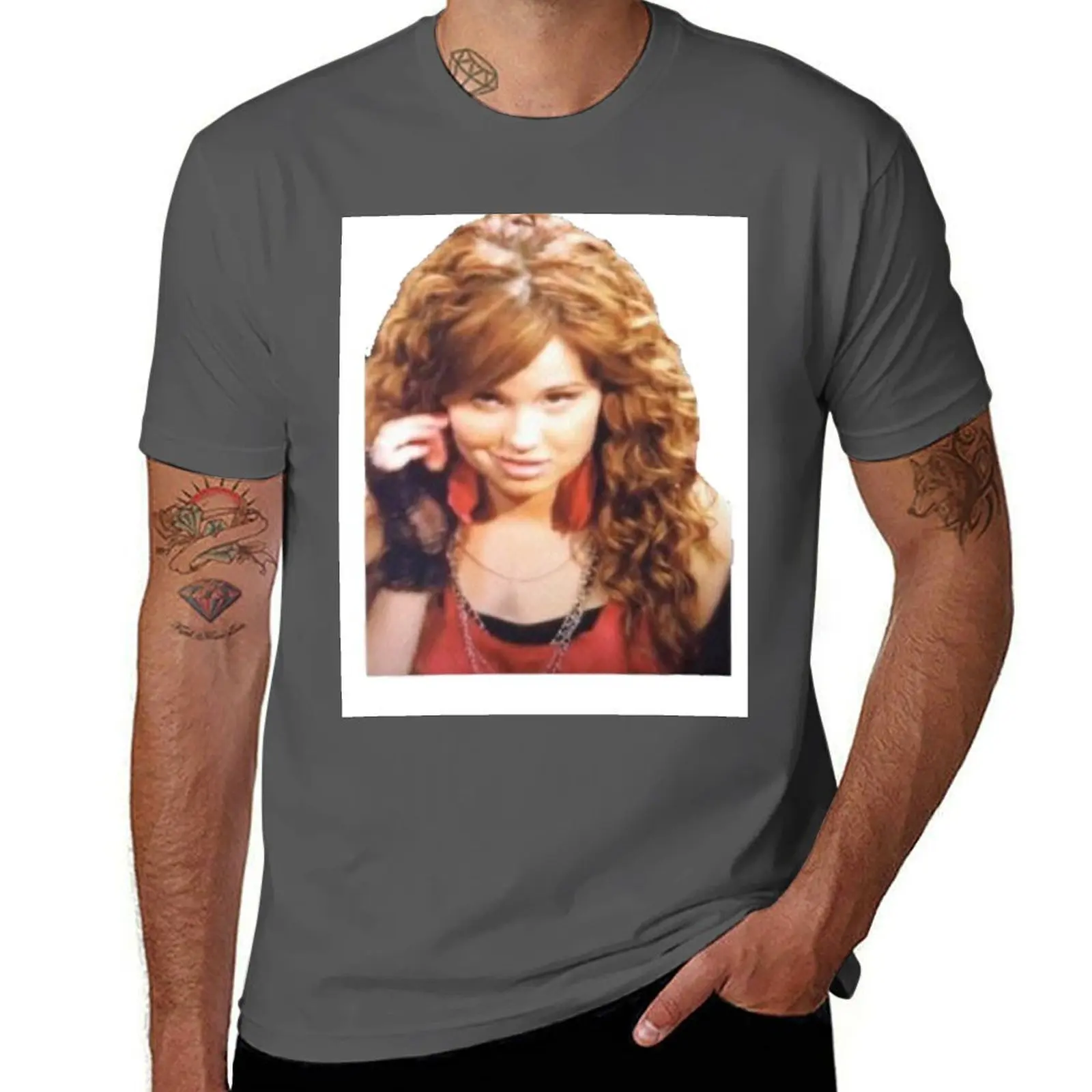 

The Debby Ryan meme T-Shirt t shirts for man cotton soft anime tshirt T-Shirt