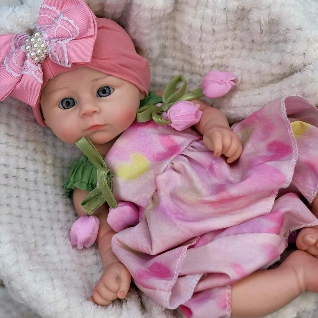 ใหม่ 18 นิ้วซิลิโคนร่างกายเต็มรูปแบบสีสไตล์เด็กทารก Reborn ตุ๊กตา Handmade ตุ๊กตาทารกแรกเกิดสําหรับของขวัญวันเกิดเด็ก
