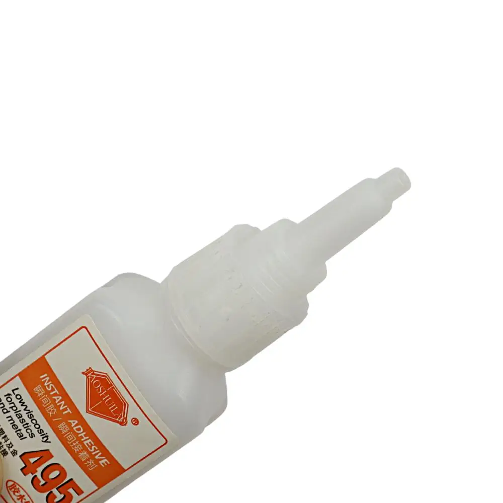 JIAOSHUILAO 495 20ML Perekat Karet PVC Kayu Keras Ikatan Lem Super Instan Transparan