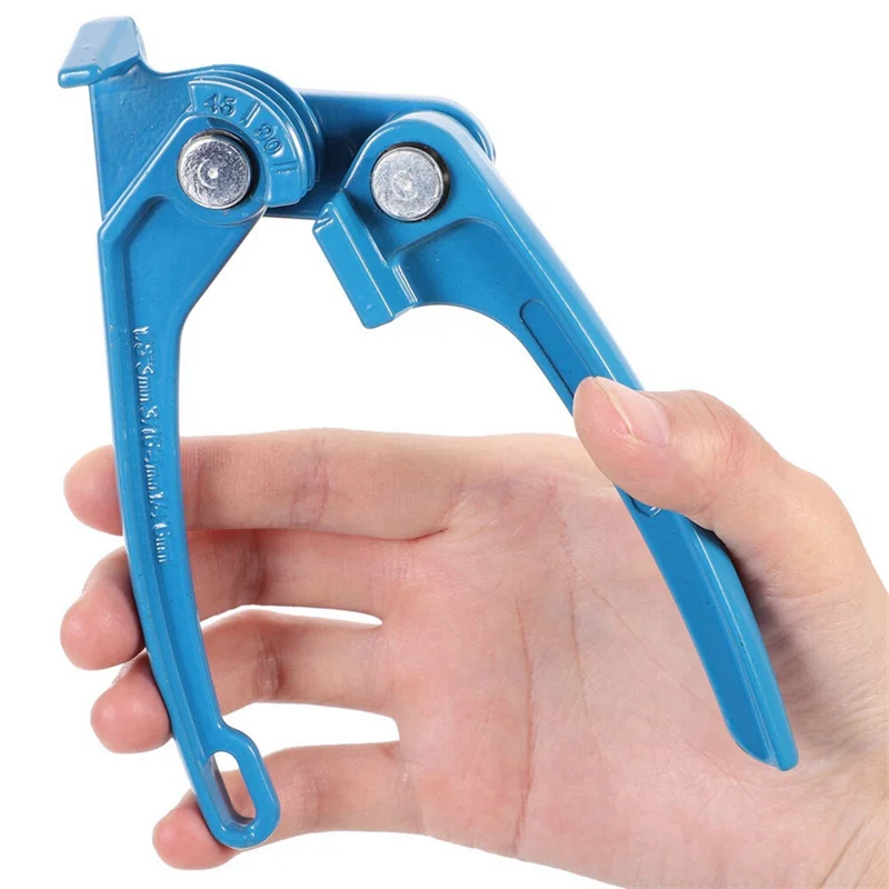 

AU28-2Pcs 1/8In 3/16In 1/4In Tube Bender Tubing Fuel Brake AC Refrigerant Line Bending Tool Tube Bender Pipe Bender