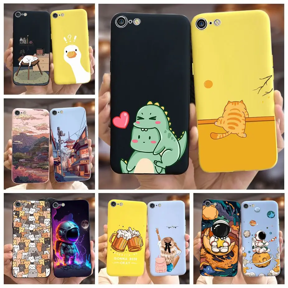 For Apple iPhone 7 Plus Case iPhone8 Plus Cute Cover Soft Slicone Phone Case For iPhone 8 Plus iPhone7 iPhone8 Back Cover Bumper