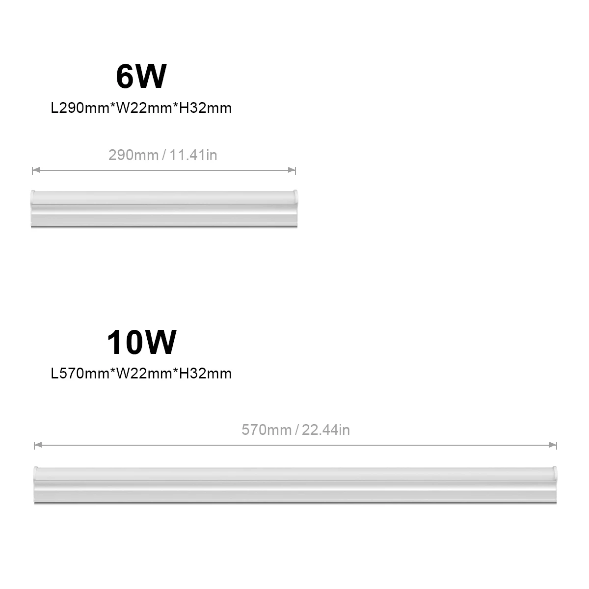 1-5pcs T5 Led Tube Light 220V 110V 29CM Wall Lamp Aluminum Led Light Bar Lampada 6W EU US Plug For Home Indoor Kitchen Lighting