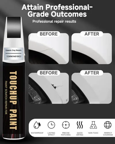 G6M/A618G Galactic Gray Metallic Touch Up Paint Compatible with Cadillac Exact Match Touch Up Paint Car Scratch Repair