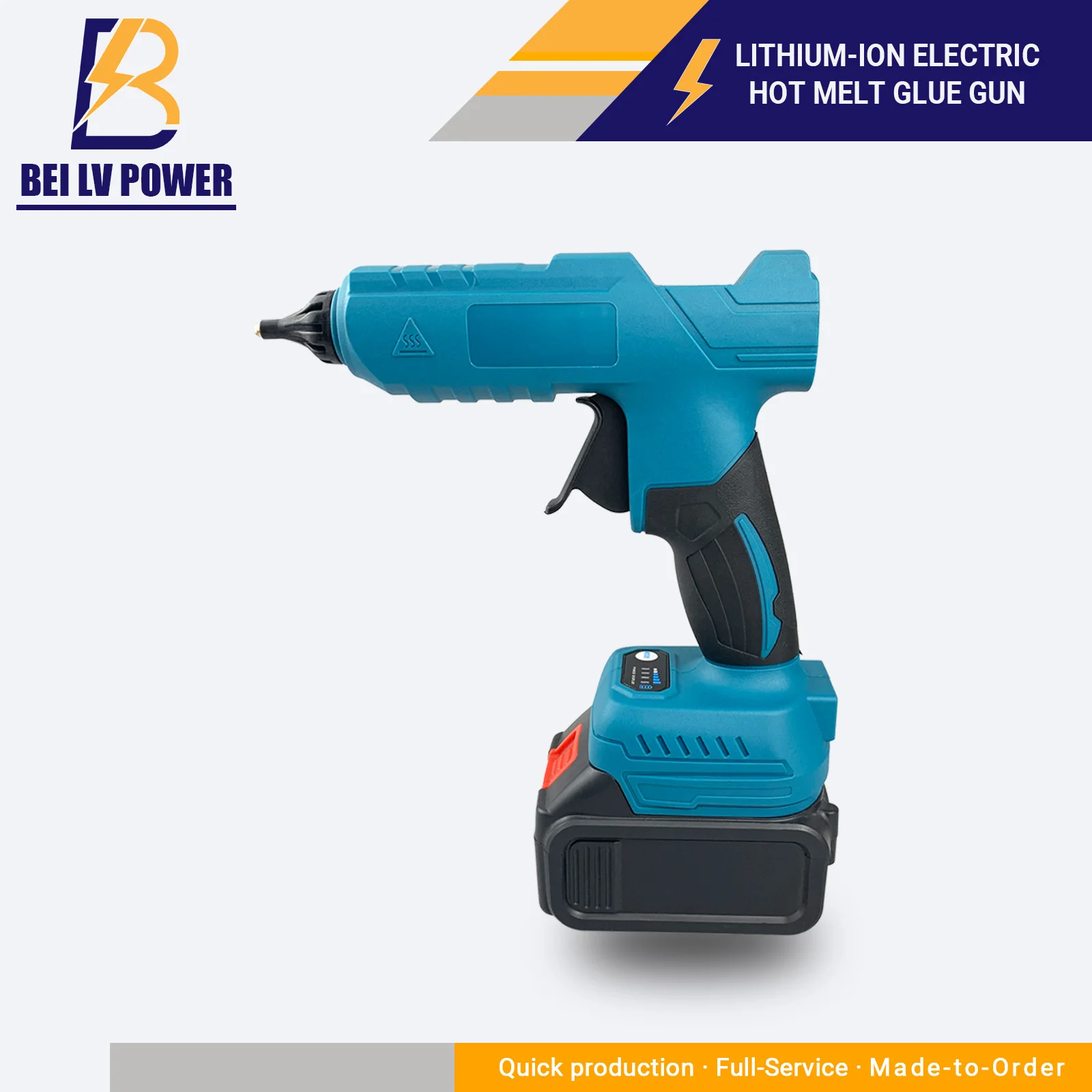 Manufacturer's High-power Rechargeable Wireless Hot Melt Glue Gun Household Hot Melt Glue Gun DIY Handmade Hot Melt Glue Gun