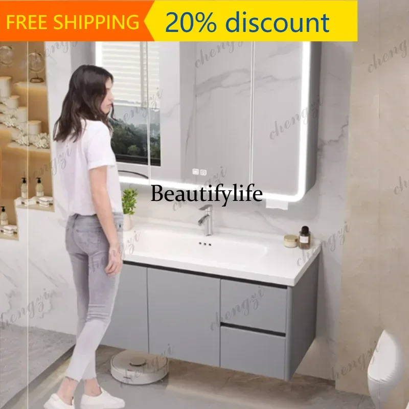 JJCC  Decorations Storage Bathroom Cabinet Partitions Bedroom Cupboard Perfume Vanity Makeup Wooden Archivadores Trendy