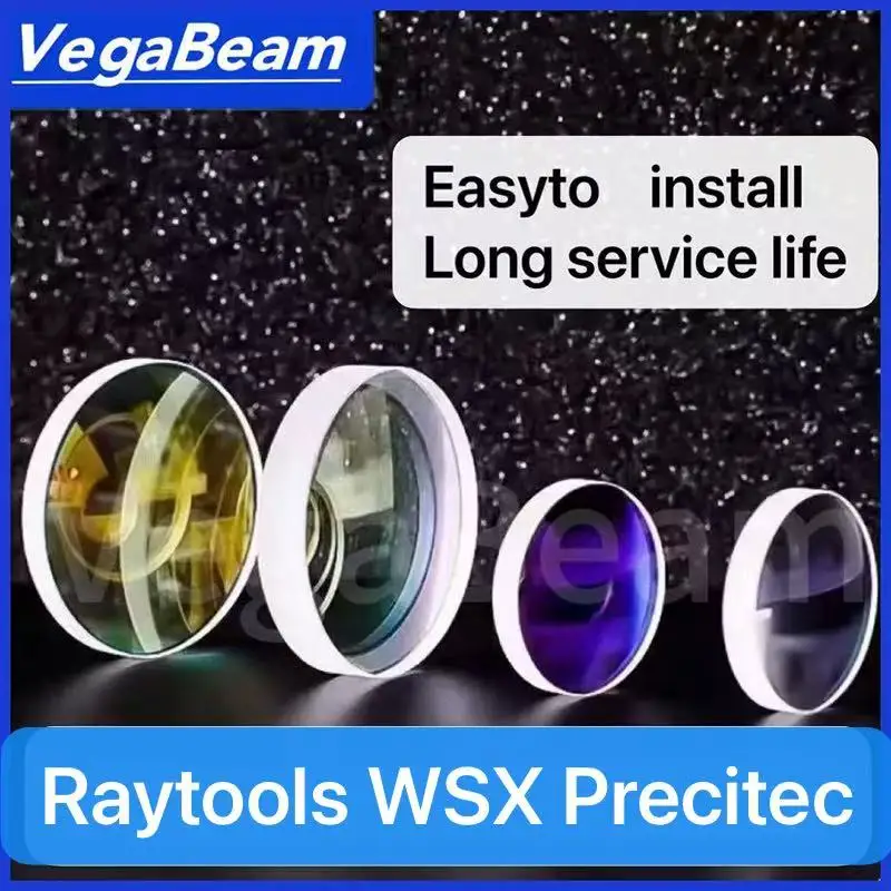 2pcs Laser Focus Lens D28&D30 Focal Length 100/125/155 For Raytools WSX Precitec Laser Cut Head Collimatoring &Focus Lens Replac