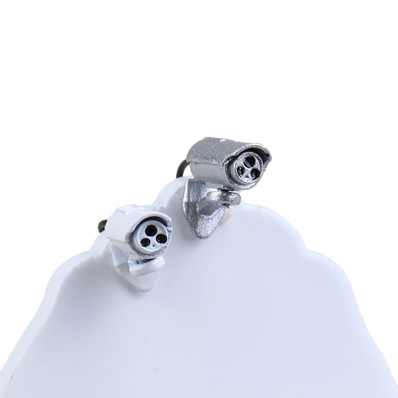 High Quality 1Pc 1:12 Dollhouse Miniature Camera Surveillance Camera Doll House Decor Model