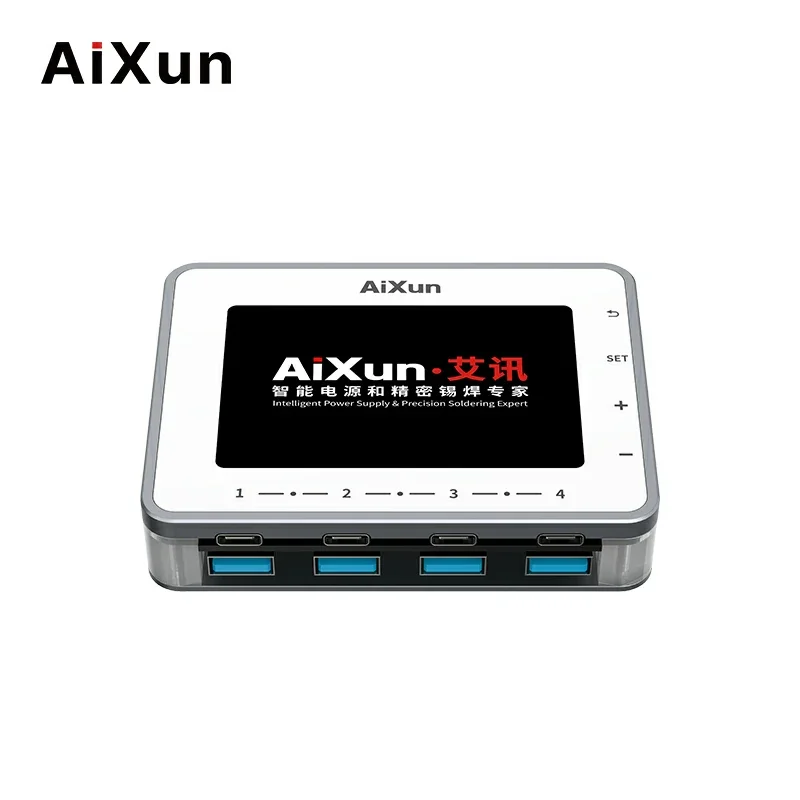 

AiXun PF26 Multi-channel Intelligent Fast Charging Digital Display USB Multi-port Charger Compatible With Multiple Protocols