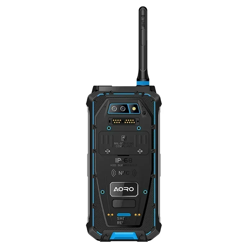 2025AORO M5 Dual Camera 2100W 1300W Ip68 Explosion Proof Vhf Radio Marine DMR POC PTT Walkie Talkie Rugged Smartphone