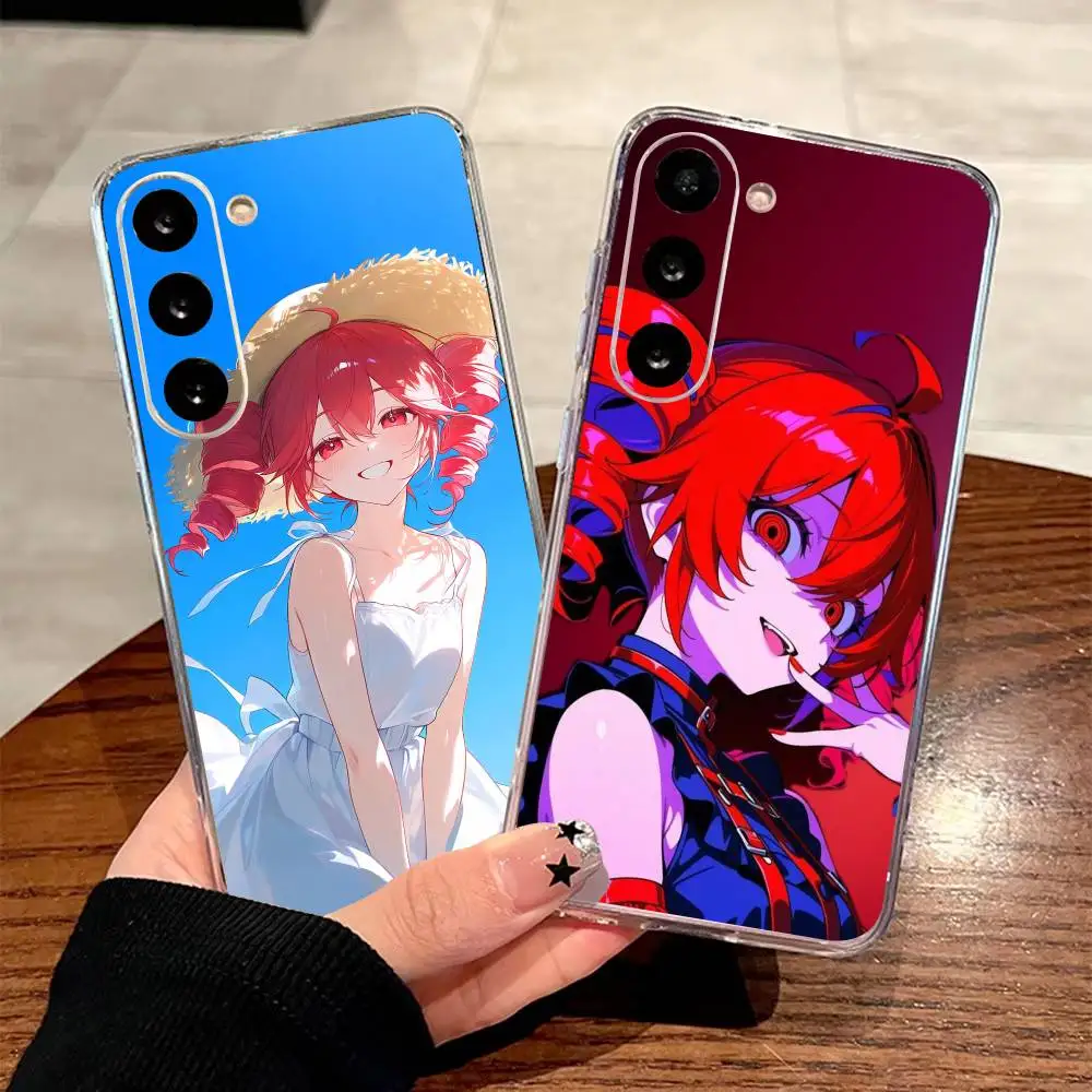 K-Kasane T-Teto  Phone Case For Samsung A71 A55 A51 A52 A35 Cover Transparent Silicone Phone Cover