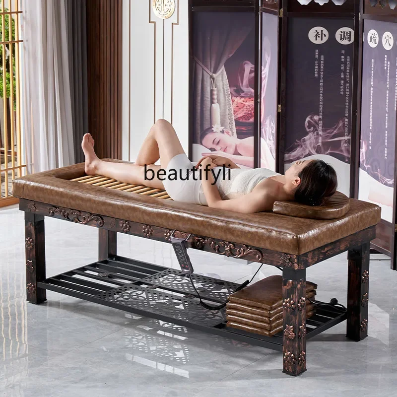 Cama de moxabustão automática sem fumaça X188 para casa, fisioterapia de corpo inteiro, salão de beleza e saúde