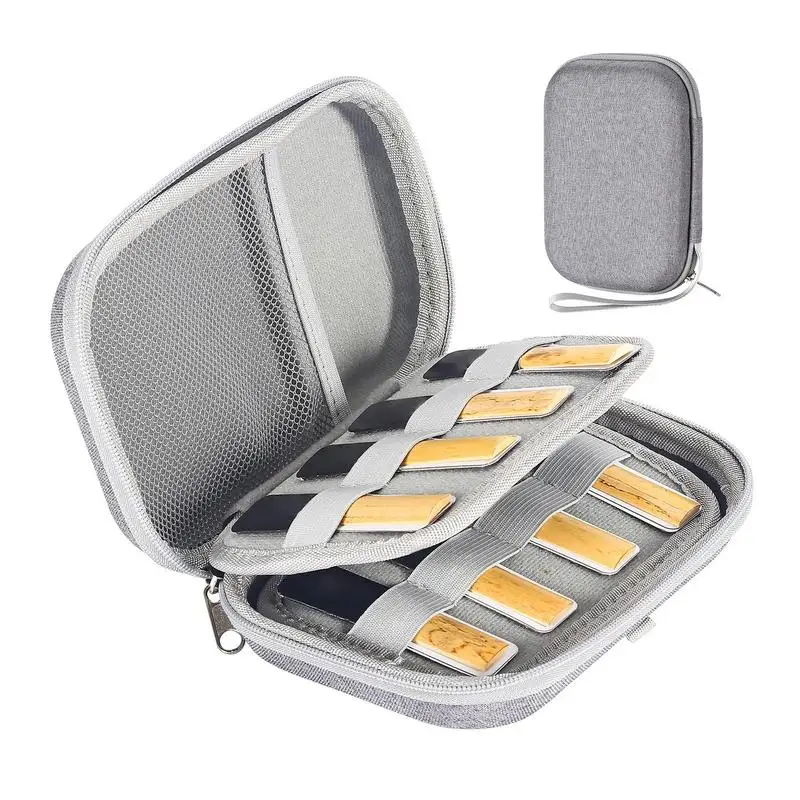 Reed Storage Case Saxophone Reed Case Storage 20pcs Reeds Clarinet Reeds Storage Bag Clarinet Reed Guard Shockproof Saxophone