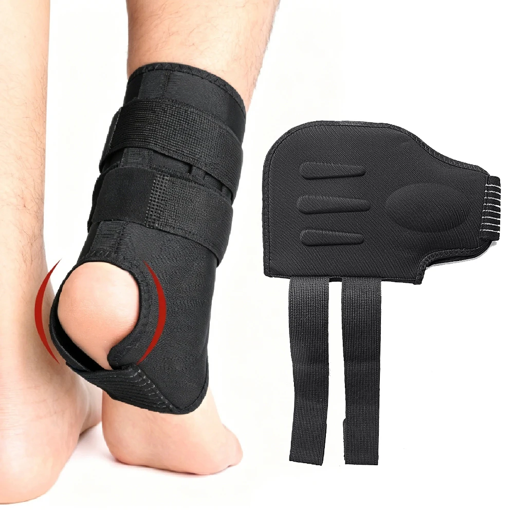 1/2PCS Men Women Neoprene Ankle Support Brace, Shock‑Absorbing EVA Padded Stabilizer,Sports Ankle Guard for Running,Basketball