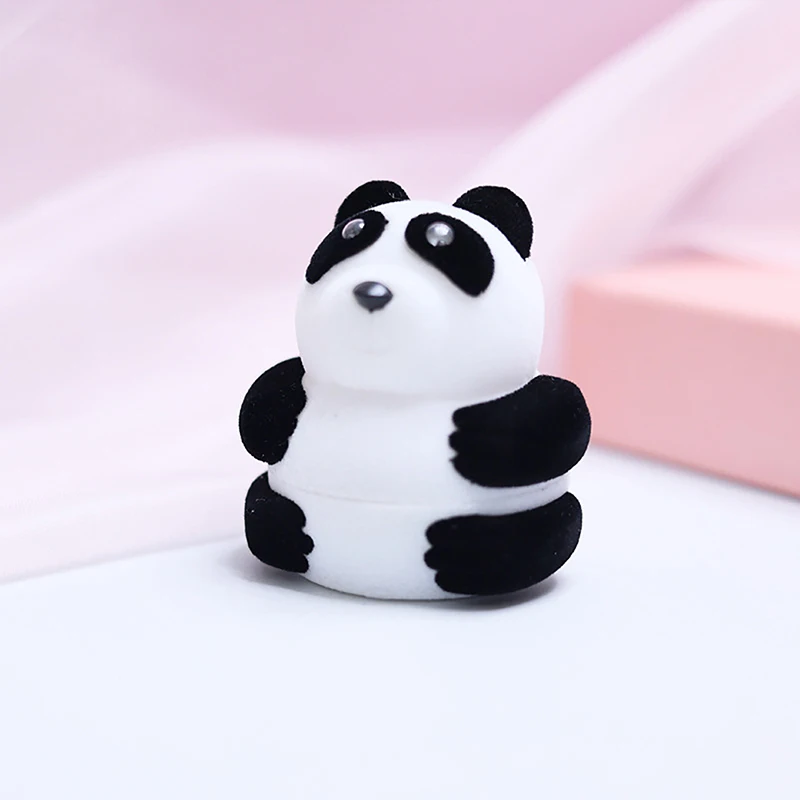 Creatieve Sieraden Doos Panda Voorstel Ring Doos Verjaardag Geschenkdoos Oorbel Display Verpakking Nieuwe