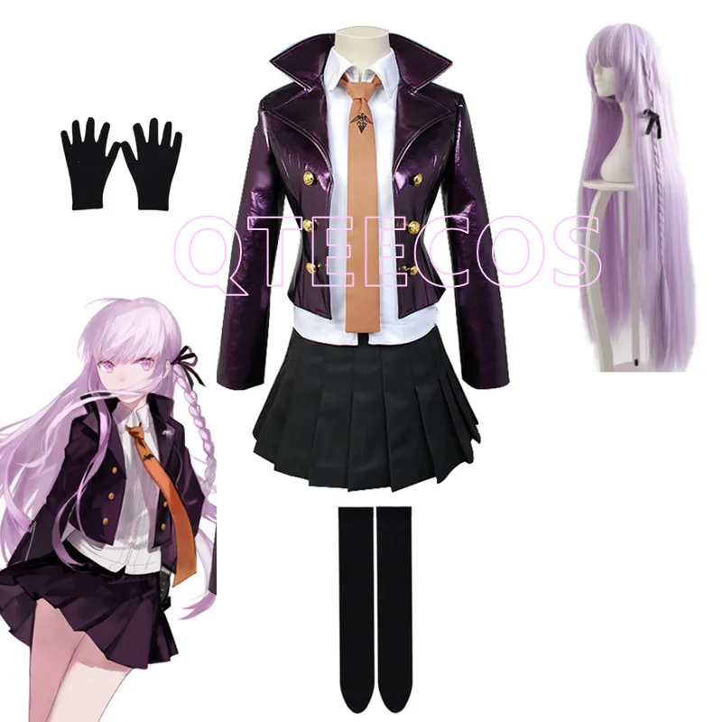 

Аниме Киоко Киригири Косплей Костюм Платье Комплект с перчатками Одежда на Хэллоуин Повседневная одежда Униформа для женщин