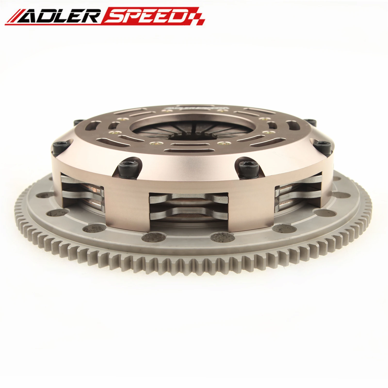 

ADLERSPEED SPRUNG TWIN DISC CLUTCH KIT FOR Mitsubishi Eclipse GSX / Galant VR4 Sedan 4-Door 2.0L AWD 6 bolt