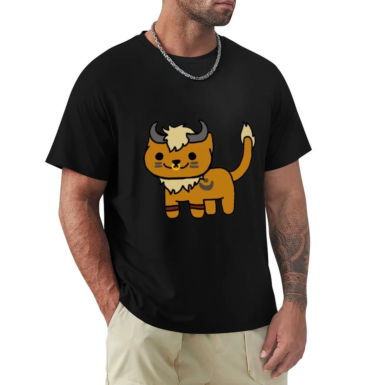Neko Atsume Feral Druid 9 T-Shirt Daily Casual Short Sleeve Tee Shirt