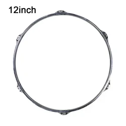Entertainment Snare Drum Hoops Zinc Alloy Hoop Long-lasting Metal Rim Sturdy Batter Easy Installation Guard Parts