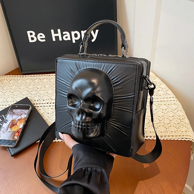 

Сумка-призрак на Хэллоуин, новинка, сумки через плечо с черепом Y2k для женщин и девочек, панк, хип-хоп, ужас, сумка на плечо со скелетом, забавная сумка, кошельки