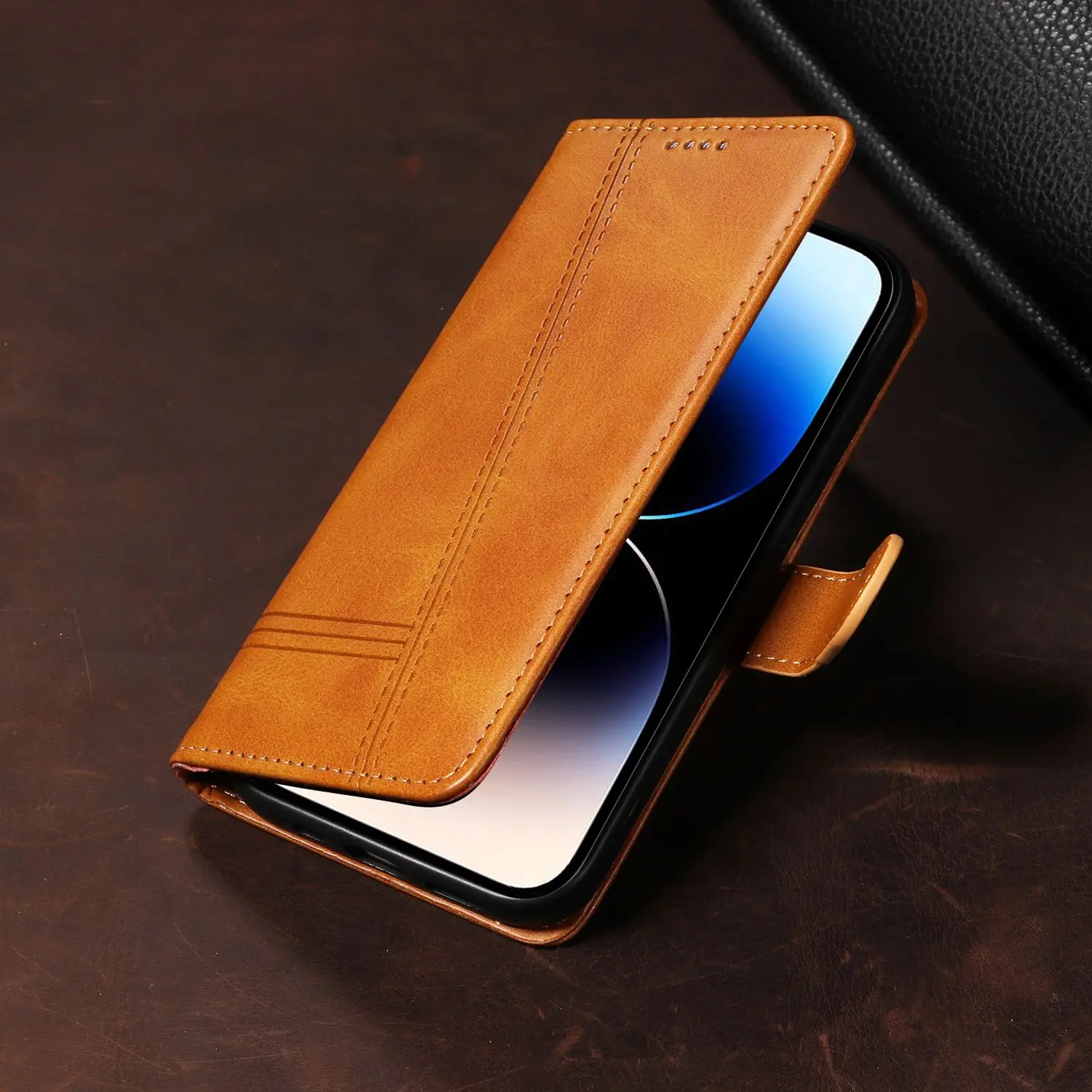 محفظة مغناطيسية بفتحة للبطاقات حافظة جلدية لهاتف OPPO Realme Narzo 50A 50i Prime N63 60 70 4G 5G P1 Pro GT 6 6T Note 50 #2