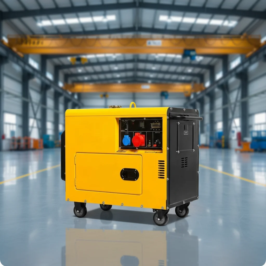 Gold Seller Silent Electric  Generators 5KW 230V Rated Voltage 50Hz Remote Control Groupe Electrogene Sile