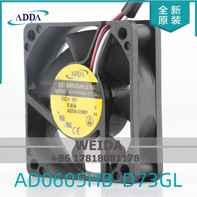 Cooling fan ADDA 12V 24V 48V 6015 60X60X15MM 6CM inverter switch speed measurement power Supply AD0605HB-D73GL DC 5V 0.37A