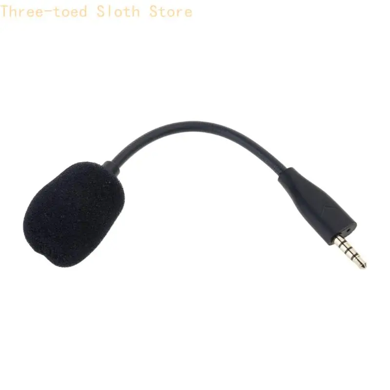 3,5-mm-Gaming-Headsets-Mikrofonarm mit Schaumstofffilter für MMX100 MMX150 Headsets Kommunikations-Streaming-Mikrofon E74A – Detail 9