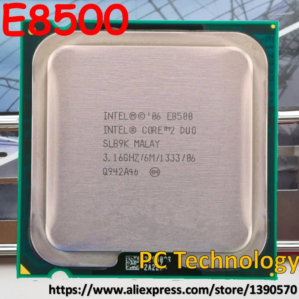 Original Intel Core2 DUO E8500 CPU 3.16GHz/ LGA775/6MB/ Dual-CORE/ Processor Free shipping ship out within 1day