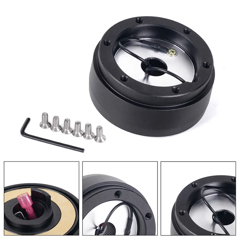 

186H Steering Wheel Hub Adapter Kit For MK1 MK2 Steering Wheel Hub Adapter