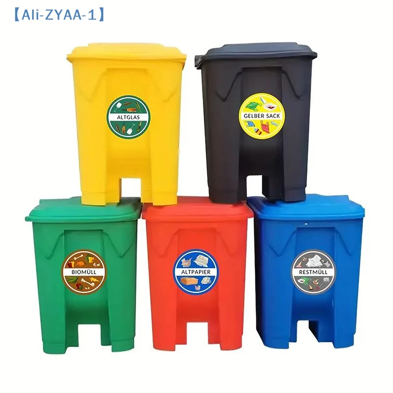 【ZYAA-1】Recycling Trash Can Sticker For Easy Garbage Classification Waterproof Suitable For Communities Families, Offices view 4