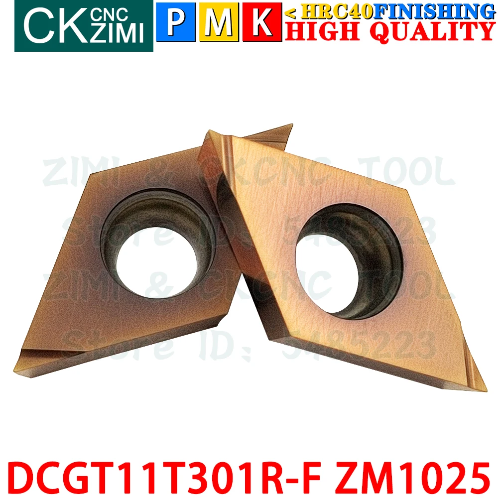 DCGT11T301R-F ZM1025 DCGT 11T301 R-F ZM1025 Wkładki z węglika Precyzyjna obróbka Narzędzia do toczenia zewnętrznego Mechaniczna tokarka do metalu DCGT11T3 DCGT 11T3 CNC Narzędzia tnące