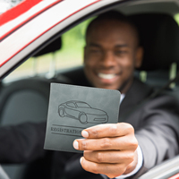 s Car Registration Insurance Holder Modern Driver License Wallet for ID Credit Cards Travel Daily Use Pocket Size Protection