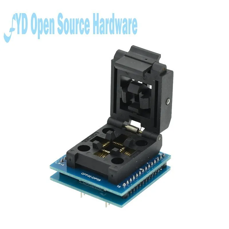 TQFP32 To DIP28 Adapter Socket LQFP32 Test Seat Support ATMEGA Series Plus Programmer ATMEGA328P-AU MEGA328P-AU  