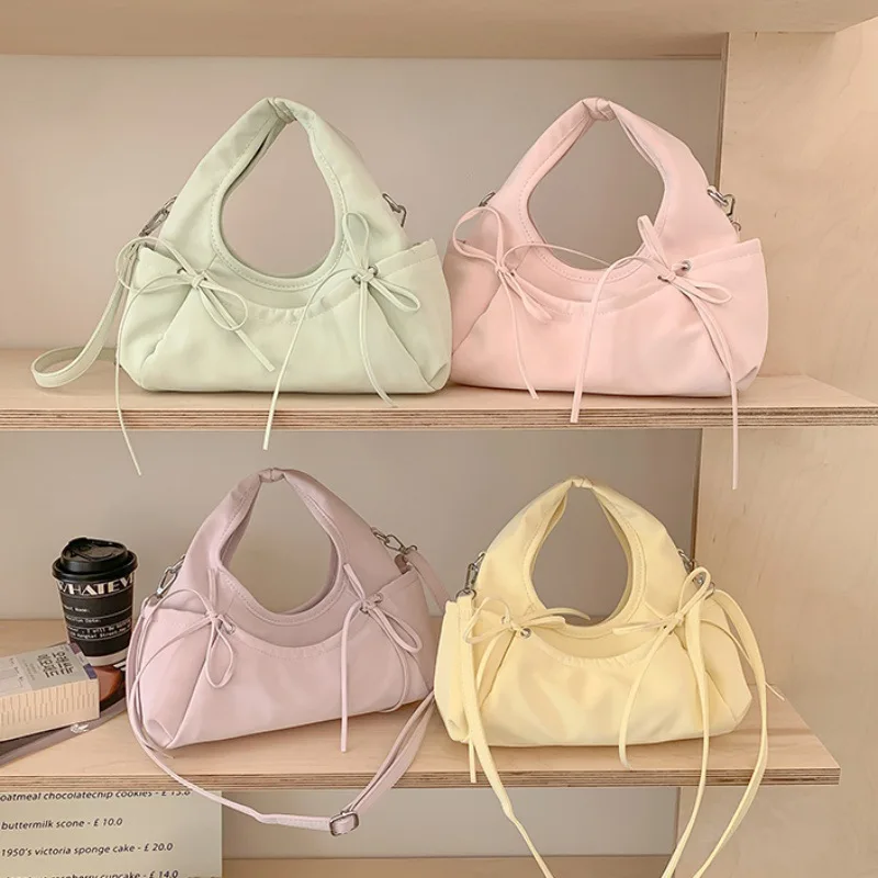 2026 New Women's Crossbody Bag Fashion High Quality Women's Shoulder Bag Solid Color Versatile Girl Handheld Storage Small Bag