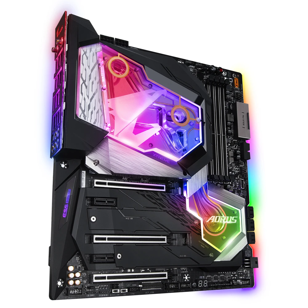 Z390 AORUS XTREME WATERFORCE For Gigabyte Motherboard LGA1151 DDR4 128GB E-ATX High Quality Fast Ship