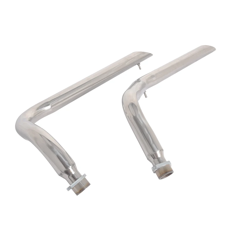 For HONDA Shadow ACE 750 VT750C VT750C Black 1997-2003 Motorcycle Duals Exhaust System Pipe For Honda VT750CD Deluxe 1998-2003