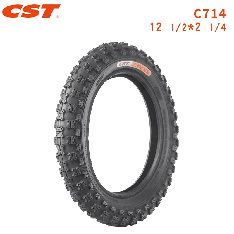 CST C714 bicycle tire 12 1/2 * 2 1/4 folding electric bike outer tire 12 inch wear-resistant anti slip sliding bike tire