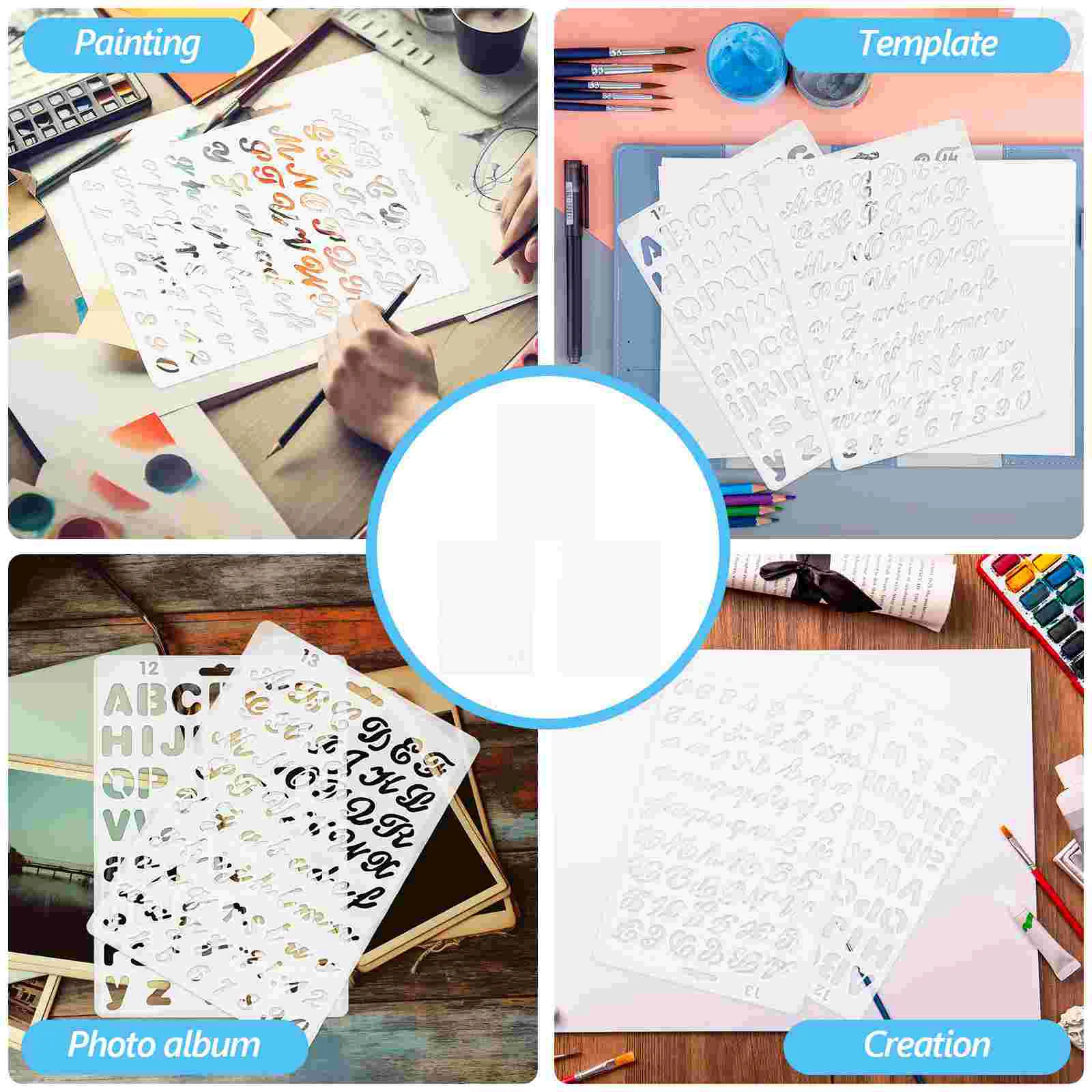 3 шт. трафареты для рисования стен на холсте