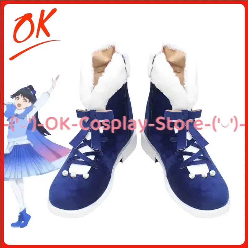 

[Customized] Lovelive Liella Starlight Prologue Hazuki Ren Cosplay Shoes Anime Game Roleplay Costume Prop Party PU Leather Boots