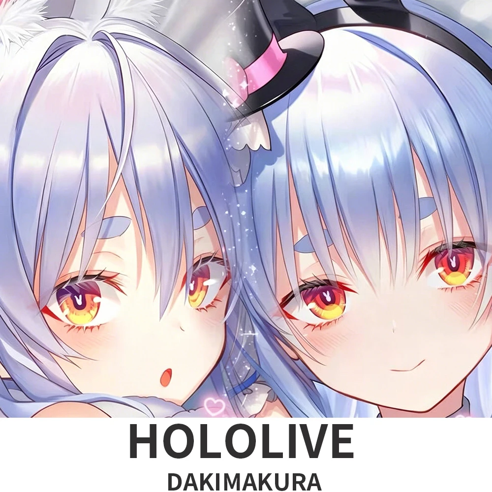 Hololive Usada Pekora Dakimakura Youtuber Anime Cartoon Figure Printed Pillowcase For Living Room Bedroom
