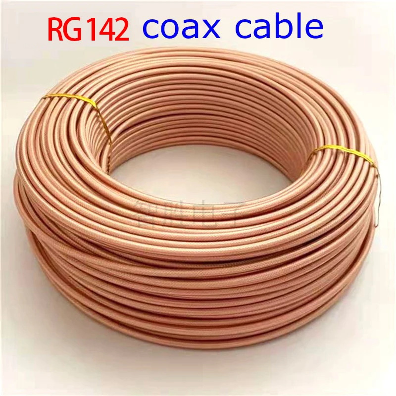 RG142 Double Shielded RF Coaxial cable Adapter Connector Coax Cable RG142 Cable 50ohm 1M 2M 3M 4M 5M 6M 7M 8M 9M 10M 15M 20M 25M