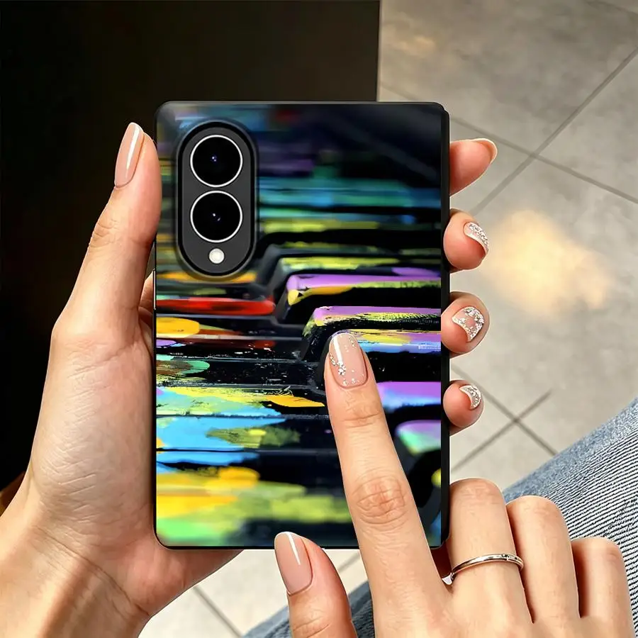 Rainbow Keys Luxury Phone Cover Case for Samsung Galaxy Z Fold8 Wide ZFold8 Z Fold 8 ZFold Wide