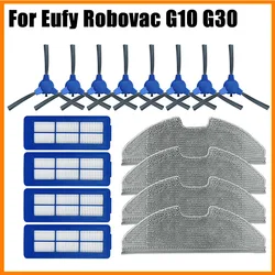 Filtry Hepa boczne szmaty do mopa szmaty zastępcze dla Eufy Robovac G10 G30 odkurzacz Robot zestawy części zamiennych akcesoria