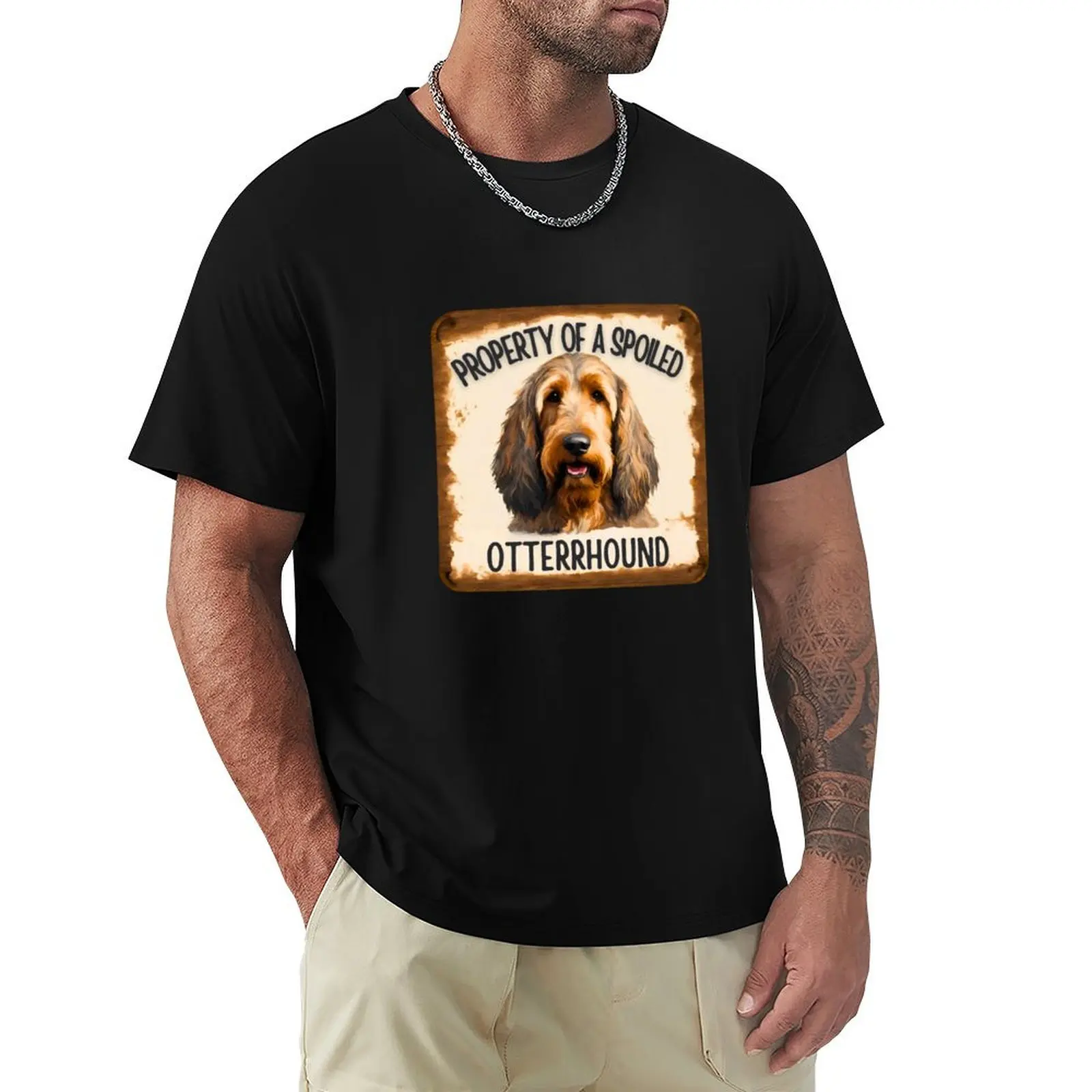 Property of a Otterhound T-Shirt man graphic t shirt T-Shirt