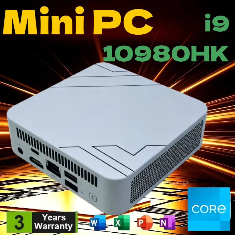 High‑Performance Mini Desktop PC Tiny Form Factor Mini PC 2026 i9 10980HK 16GB High Speed RAM Portable High-End Mini Computer
