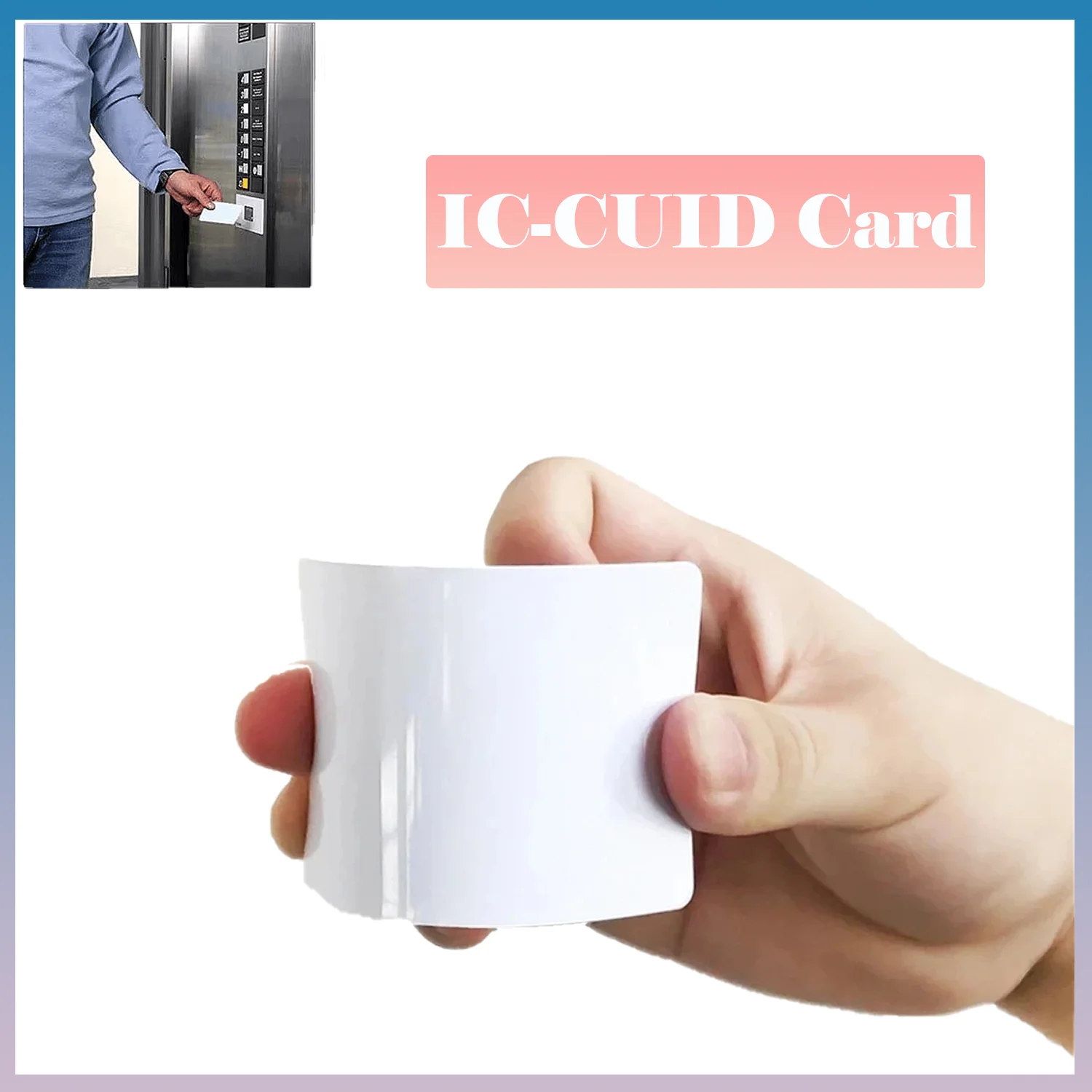 5/10/20PCS RFID UID Smart Chip Rewritable Clone Badge ISO14443 13.56Mhz Copy Keychain NFC Card Access Control Tag Replace 1K S50