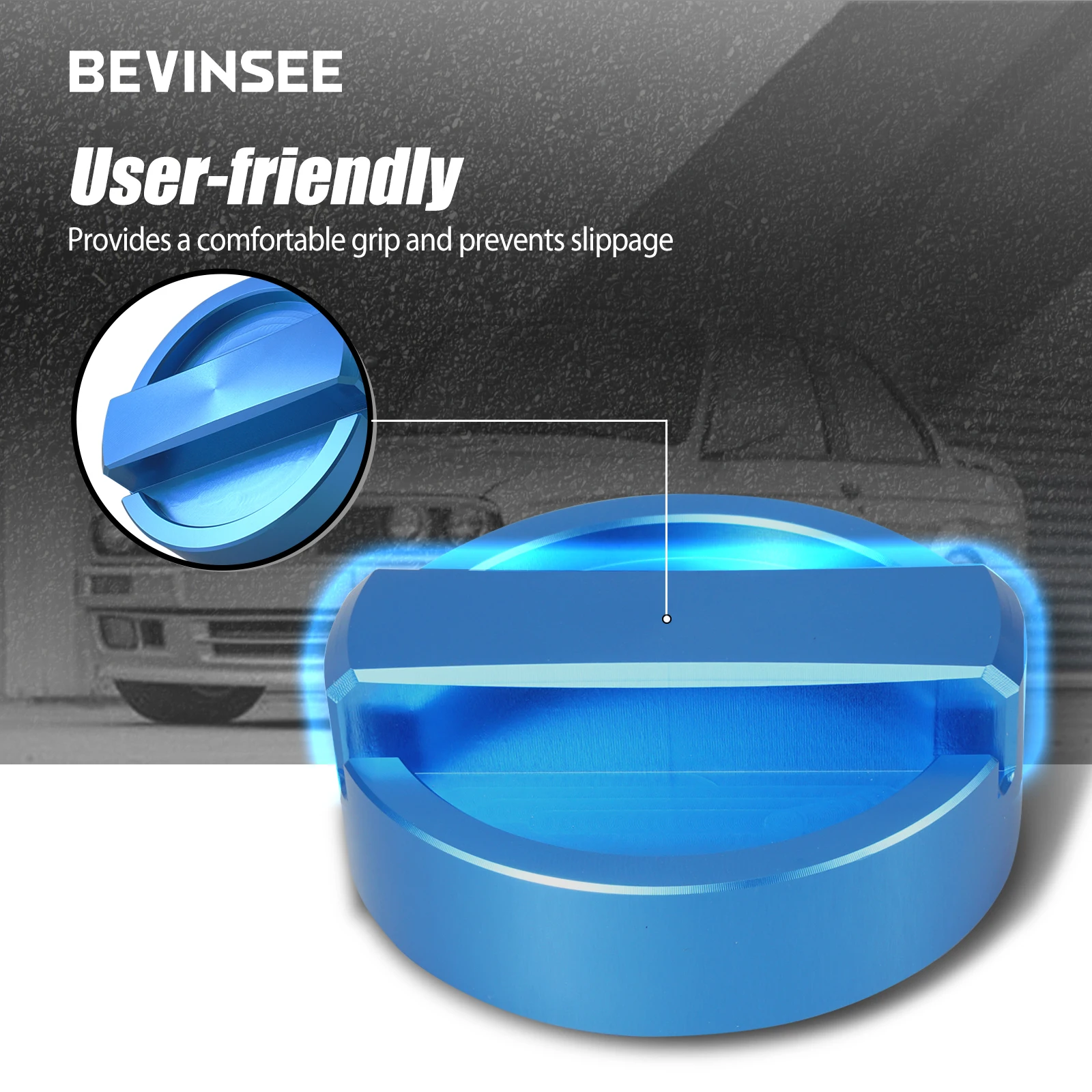 BEVINSEE Engine Oil Filler Neck Sealing Cap For BMW E90 E91 E92 E36 E39 E46 E60 E87 F20 X1 X3 X5 Z3 Z4 323i 325i 328i 525i 528i