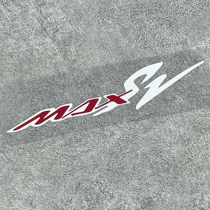 

Racing Style MAX SV Text Motorbike Decals Anti-UV Scratch Resistant PVC Stickers For Scooter Helmet Body Custom Styling Parts