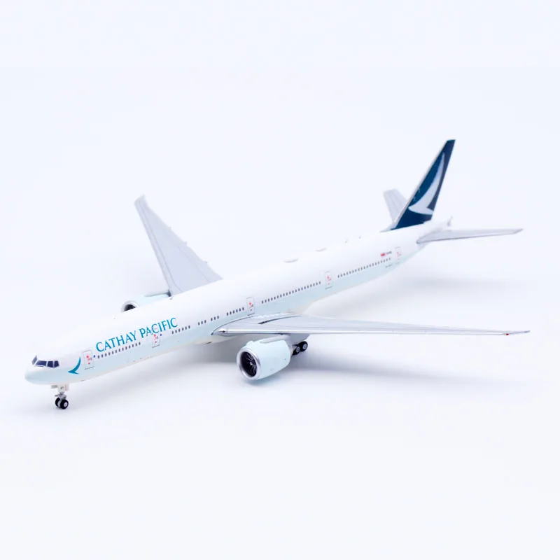 XX4984 Alloy Collectible Plane Gift JC Wings 1:400 Cathay Pacific Boeing B777-300ER Diecast Aircraft Jet Model B-KQT With Stand